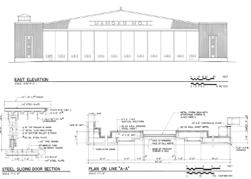 Architectural technical drawing