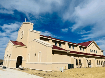 Completed structural building project