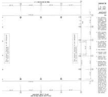Foundation drawing